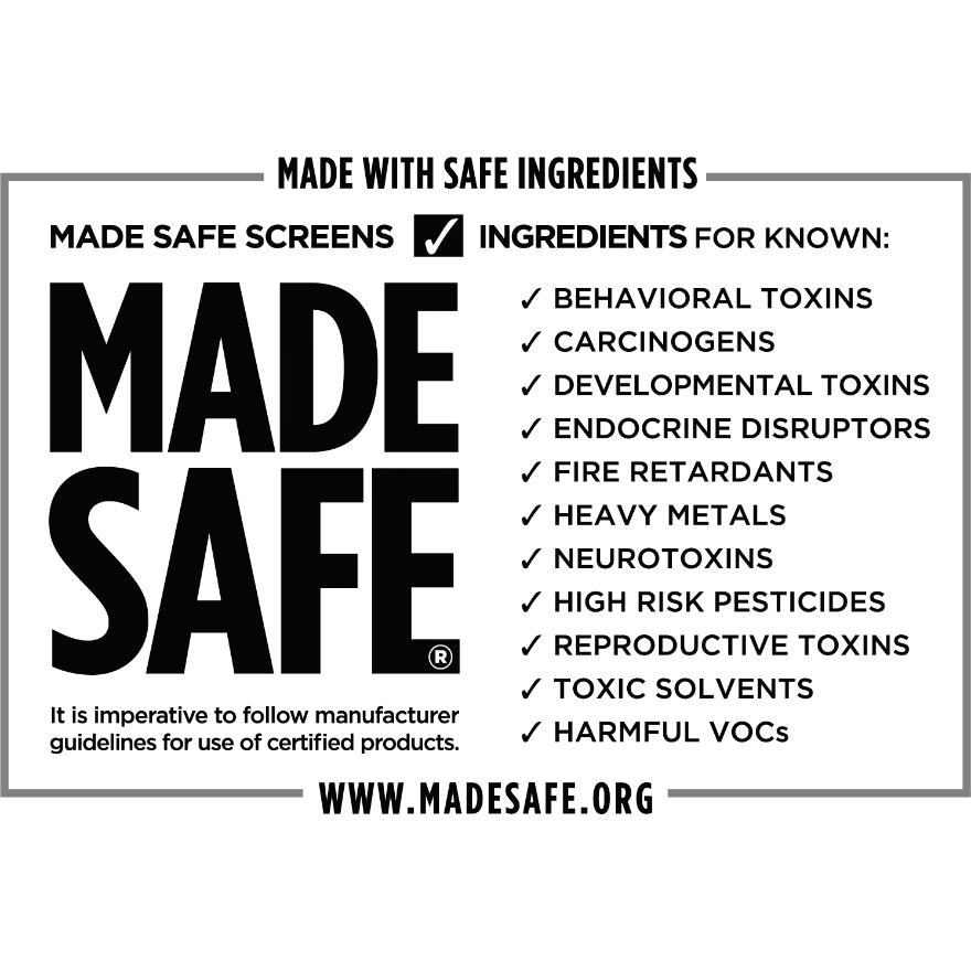 MADE SAFE Seal for blog: MADE SAFE® CERTIFIED PRODUCTS FROM H. HONEYCUP